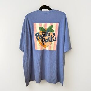 Peach Park Clanton Alabama Graphic Tee – Retro Peach Design